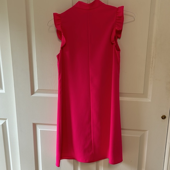 Lilly Pulitzer Adalee Beaded Sleeveless Shift Dress Pink Palms Size 0 Like New - Picture 6 of 9